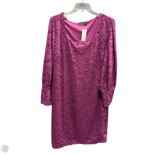 Dress Casual Midi By Lane Bryant In Purple, Size: 2x