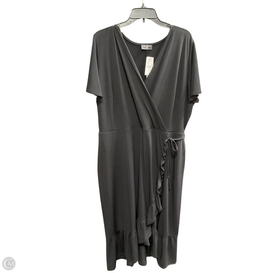 Dress Casual Midi By Lane Bryant In Black, Size: 2x