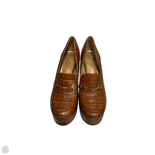 Shoes Heels Block By Sam Edelman In Brown, Size: 7