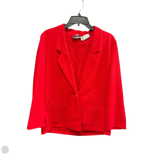 Blazer By Sag Harbor In Red, Size: 10