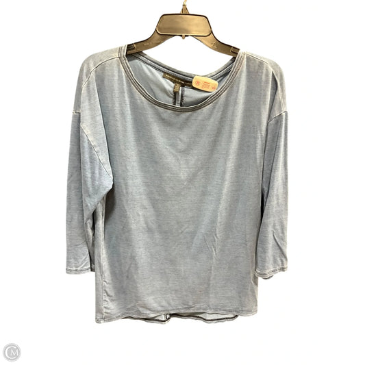 Top 3/4 Sleeve By White House Black Market In Blue, Size: S