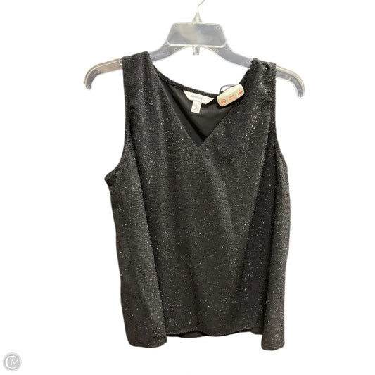 Top Sleeveless By Nine West In Black, Size: L