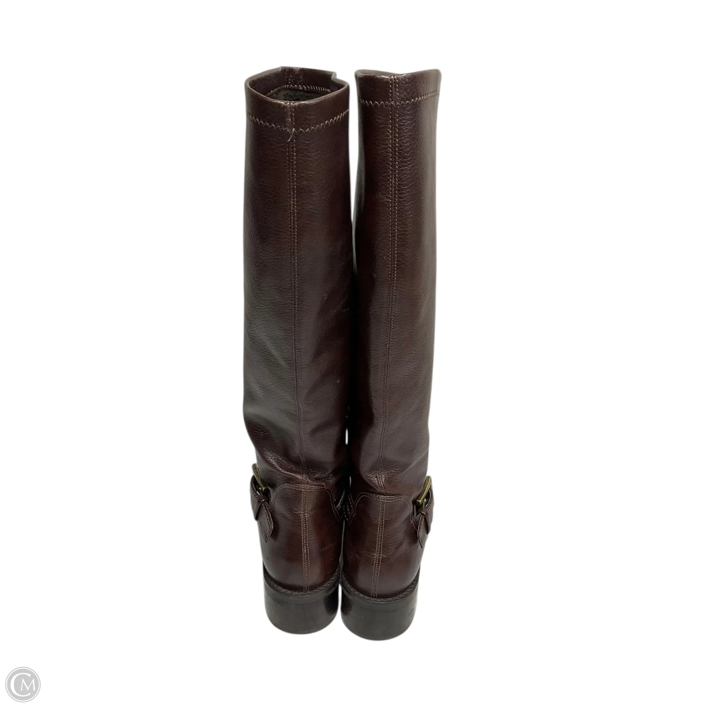Boots Knee Heels By Franco Sarto In Brown, Size: 8.5