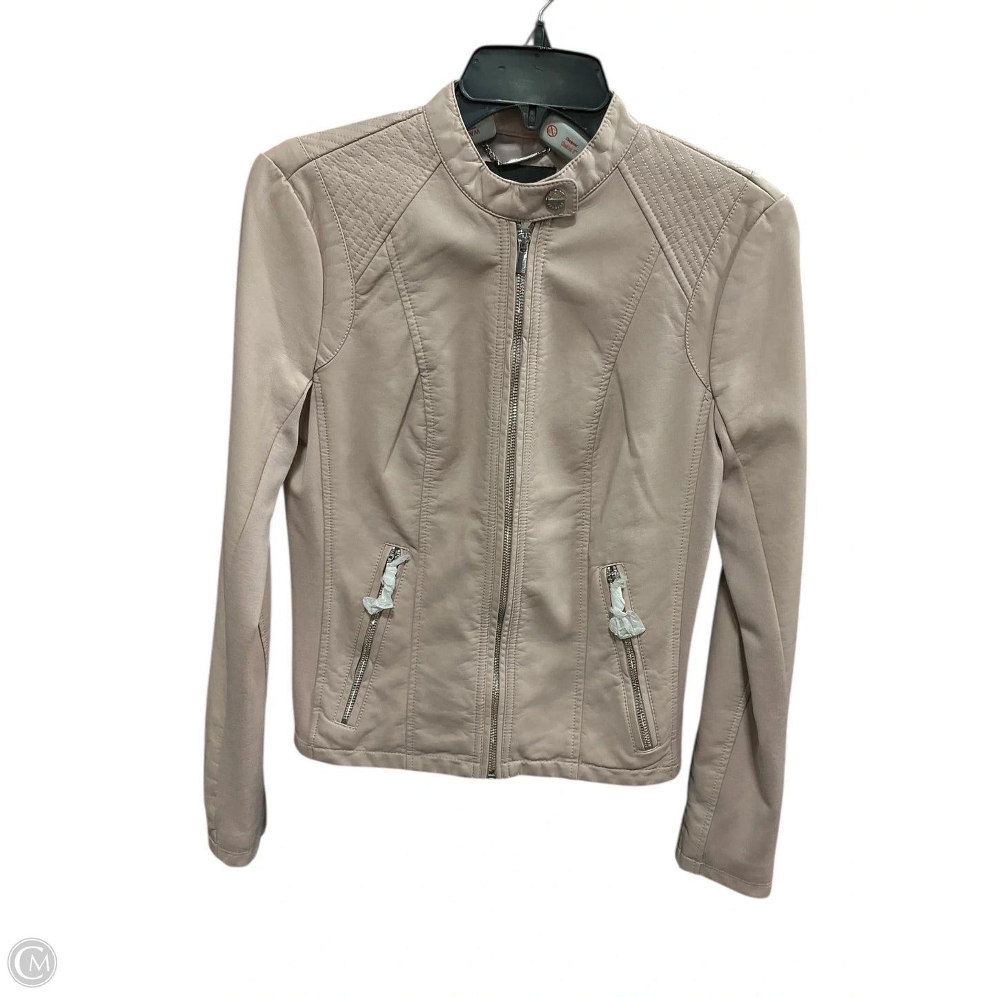 Jacket Moto By Express In Pink, Size: S