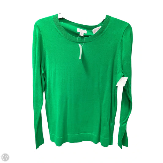 Top Long Sleeve Basic By J. Crew In Green, Size: S