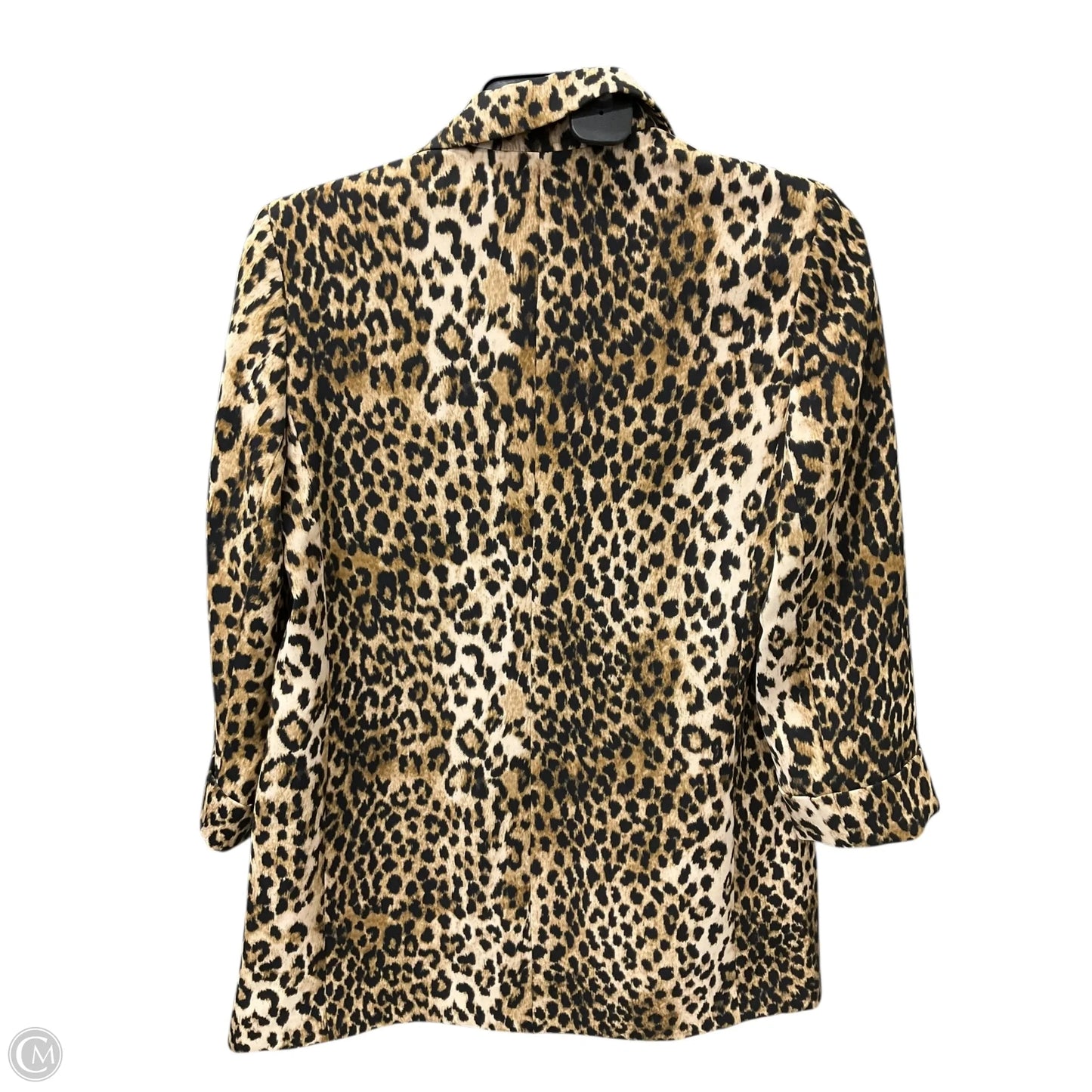 Blazer By Express In Animal Print, Size: Xs