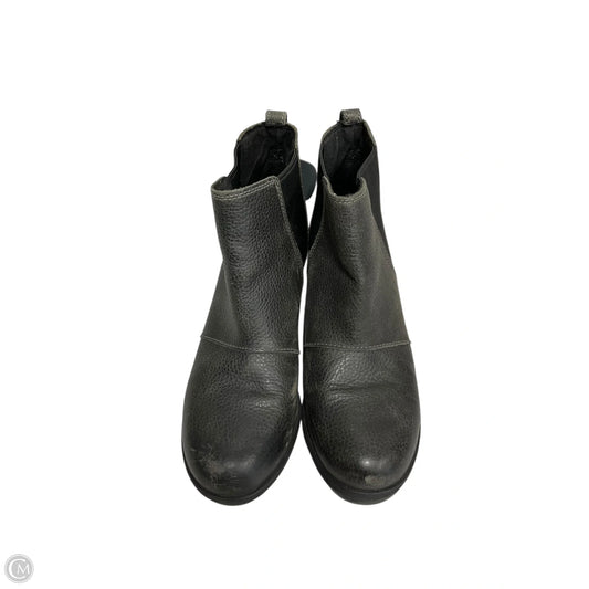 Boots Ankle Heels By Sorel In Grey, Size: 9