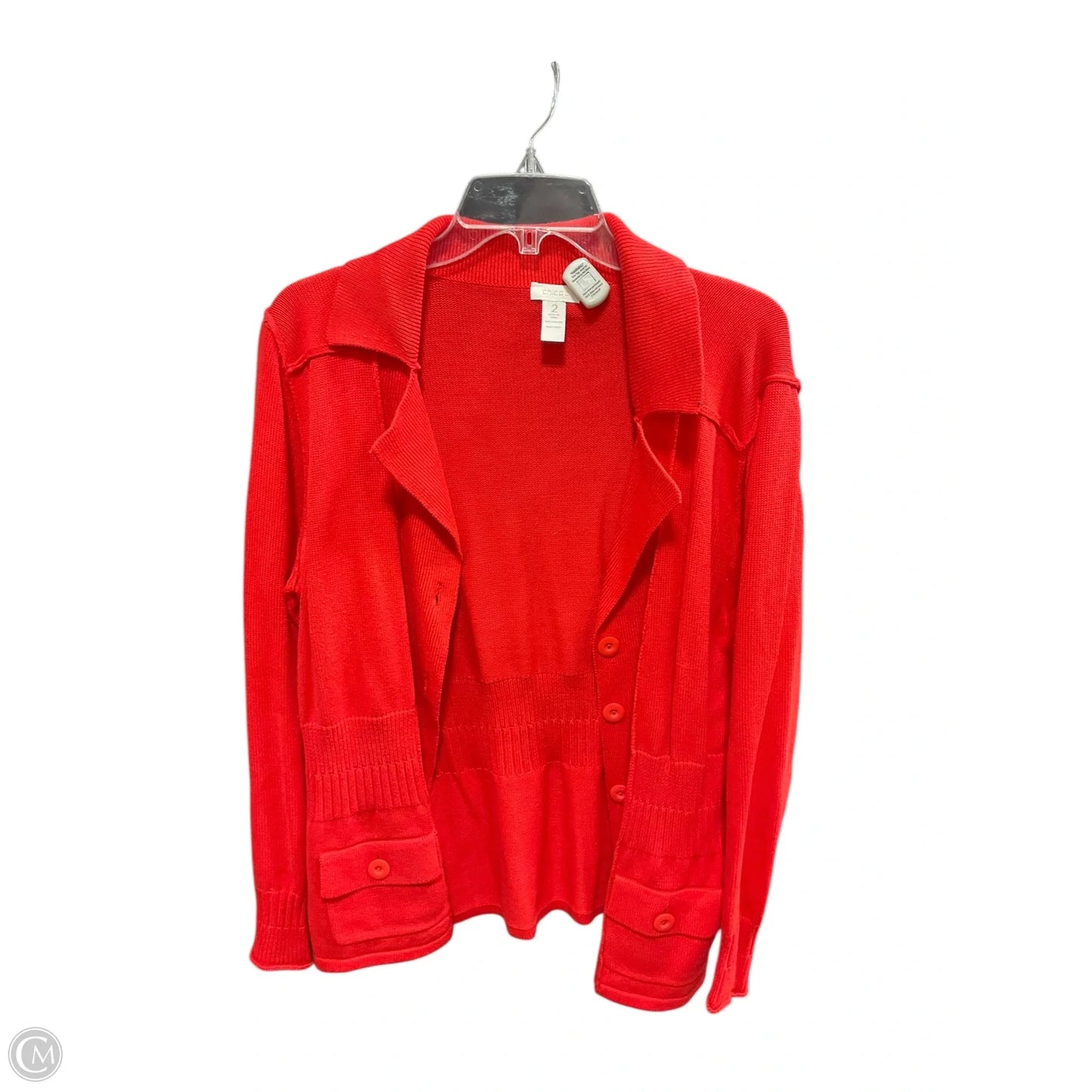Cardigan By Chicos In Red, Size: L