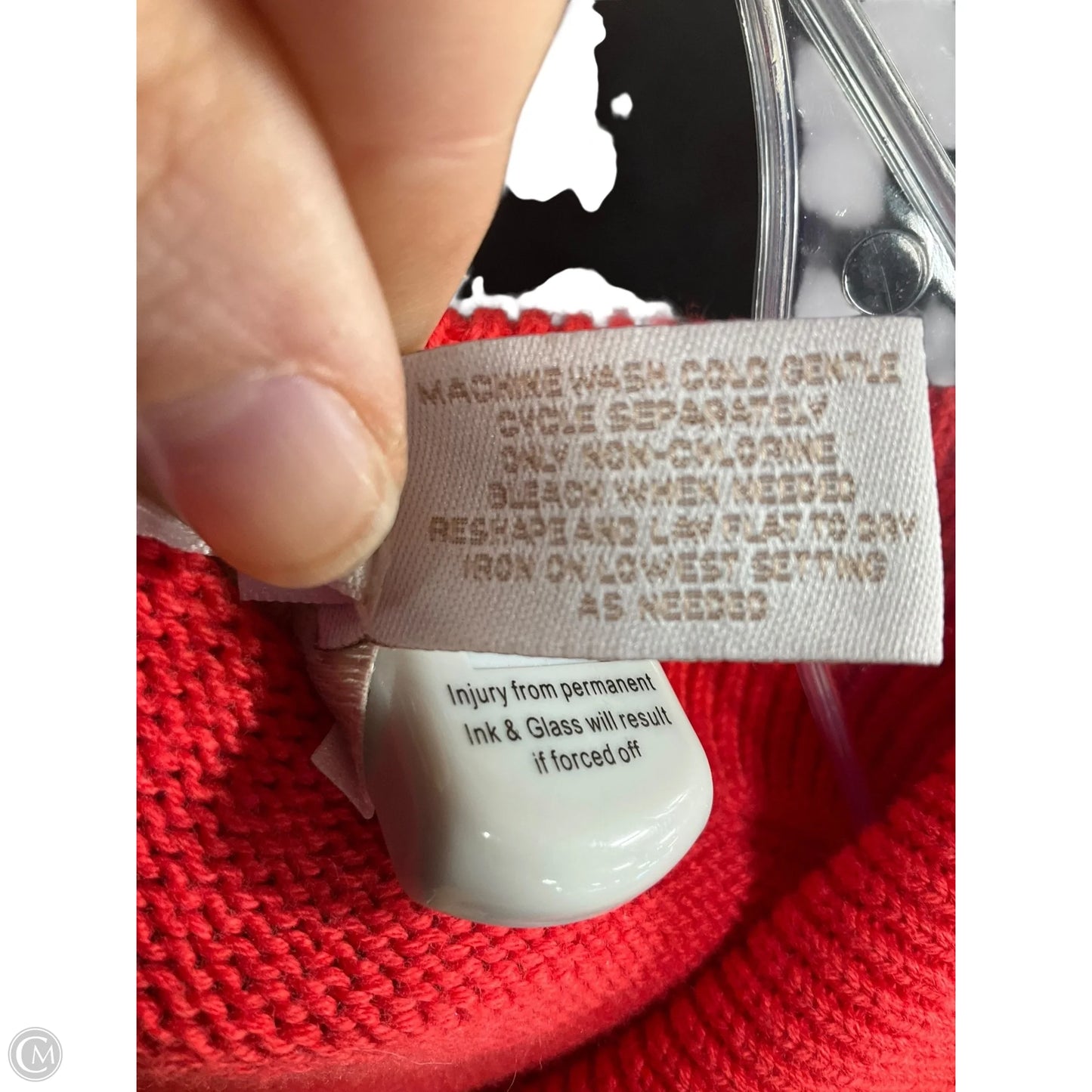 Cardigan By Chicos In Red, Size: L