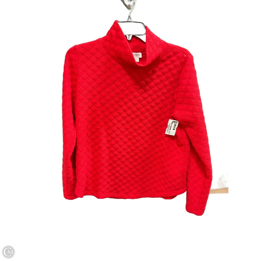 Top Long Sleeve By J. Crew In Red, Size: Xs