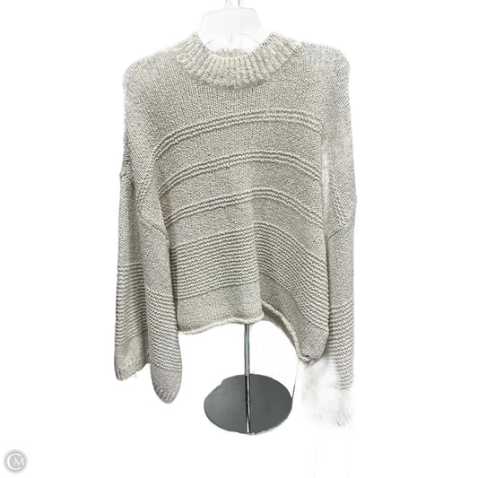 Sweater By Top Shop In White, Size: M