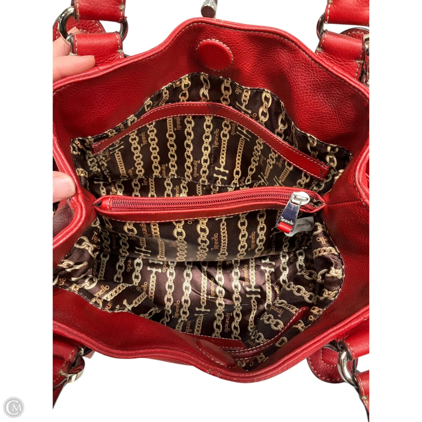 Handbag Leather By Tignanello  Purses, Size: Medium