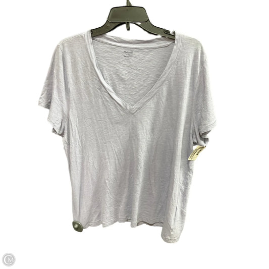 Top Short Sleeve By Madewell In Mauve, Size: Xl