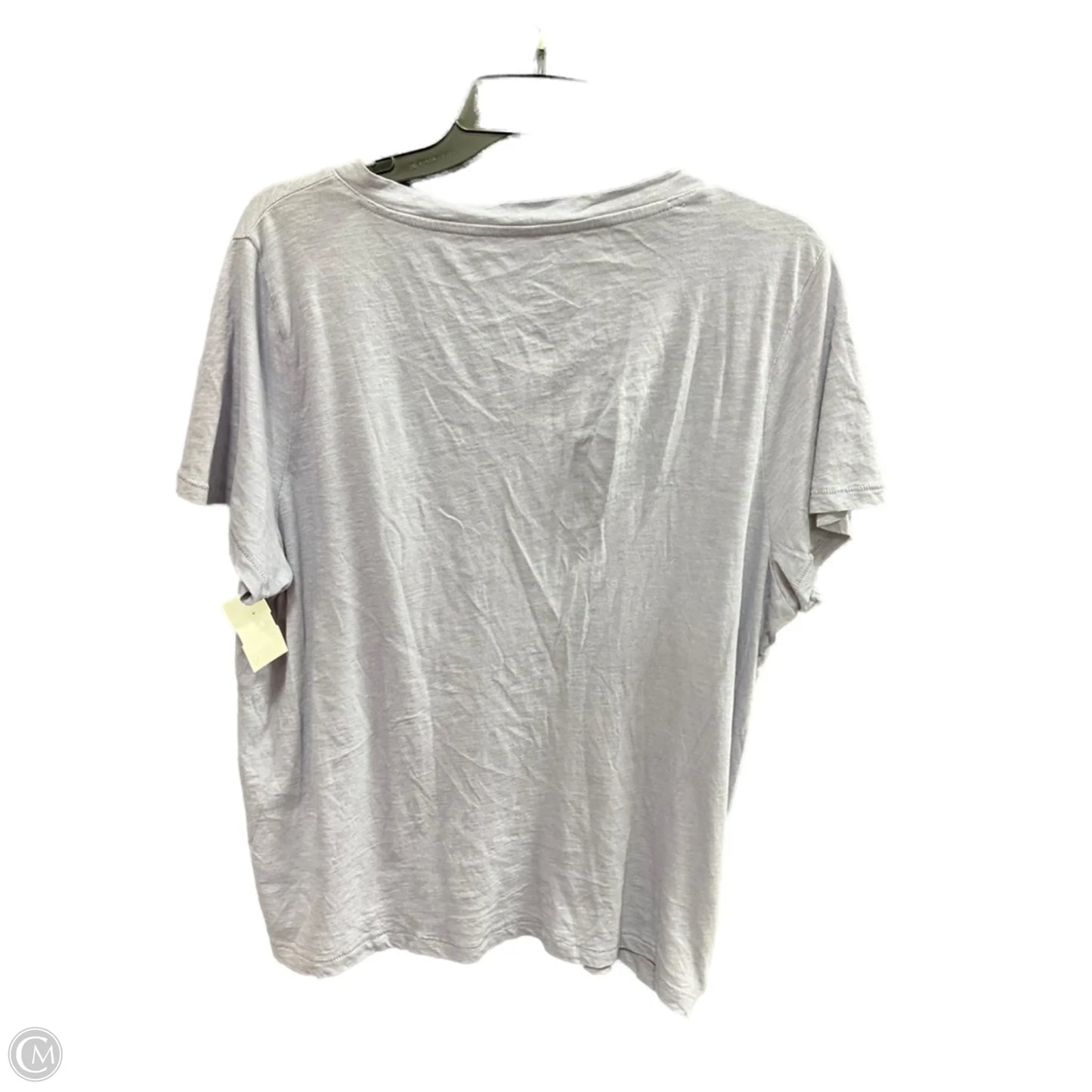 Top Short Sleeve By Madewell In Mauve, Size: Xl