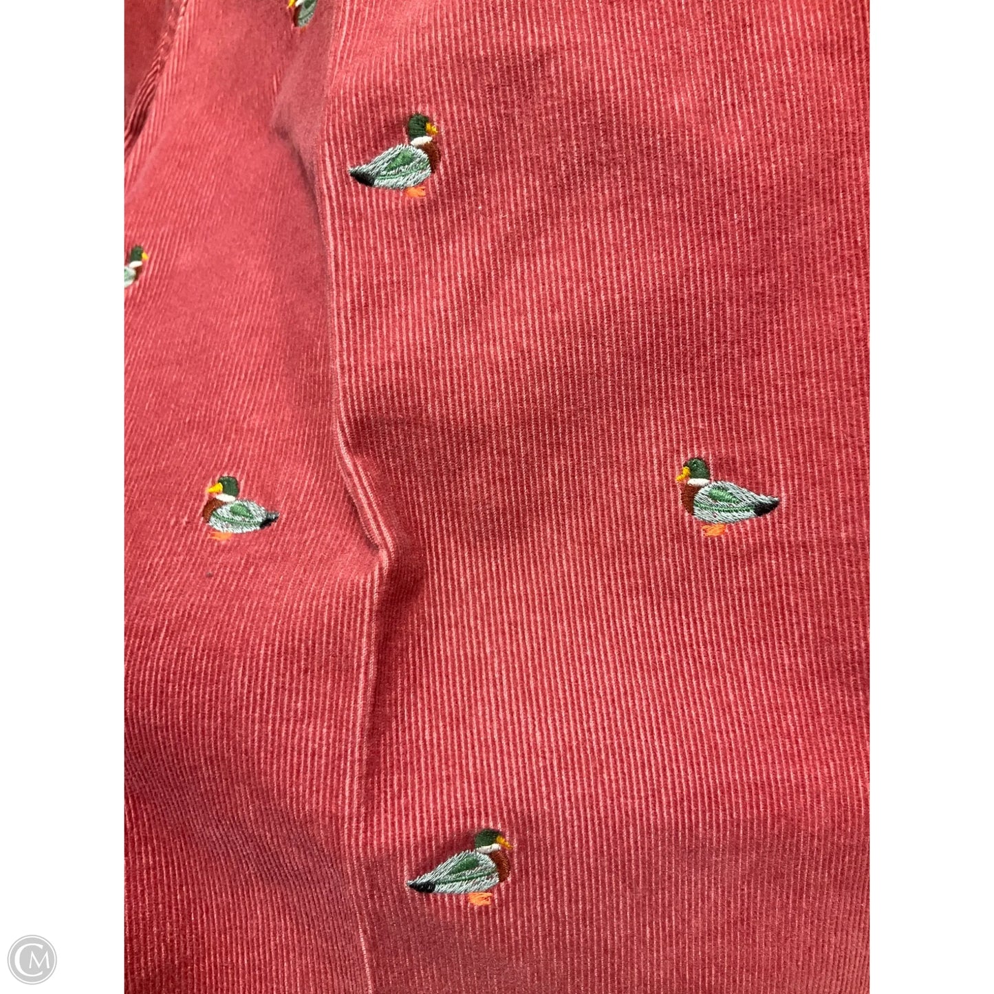 Pants Corduroy By Talbots In Red, Size: 16