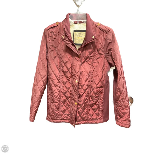 Jacket Puffer & Quilted By Ci Sono In Red, Size: L