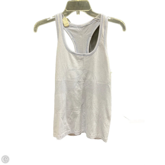 Athletic Tank Top By Lululemon In Blue, Size: 8