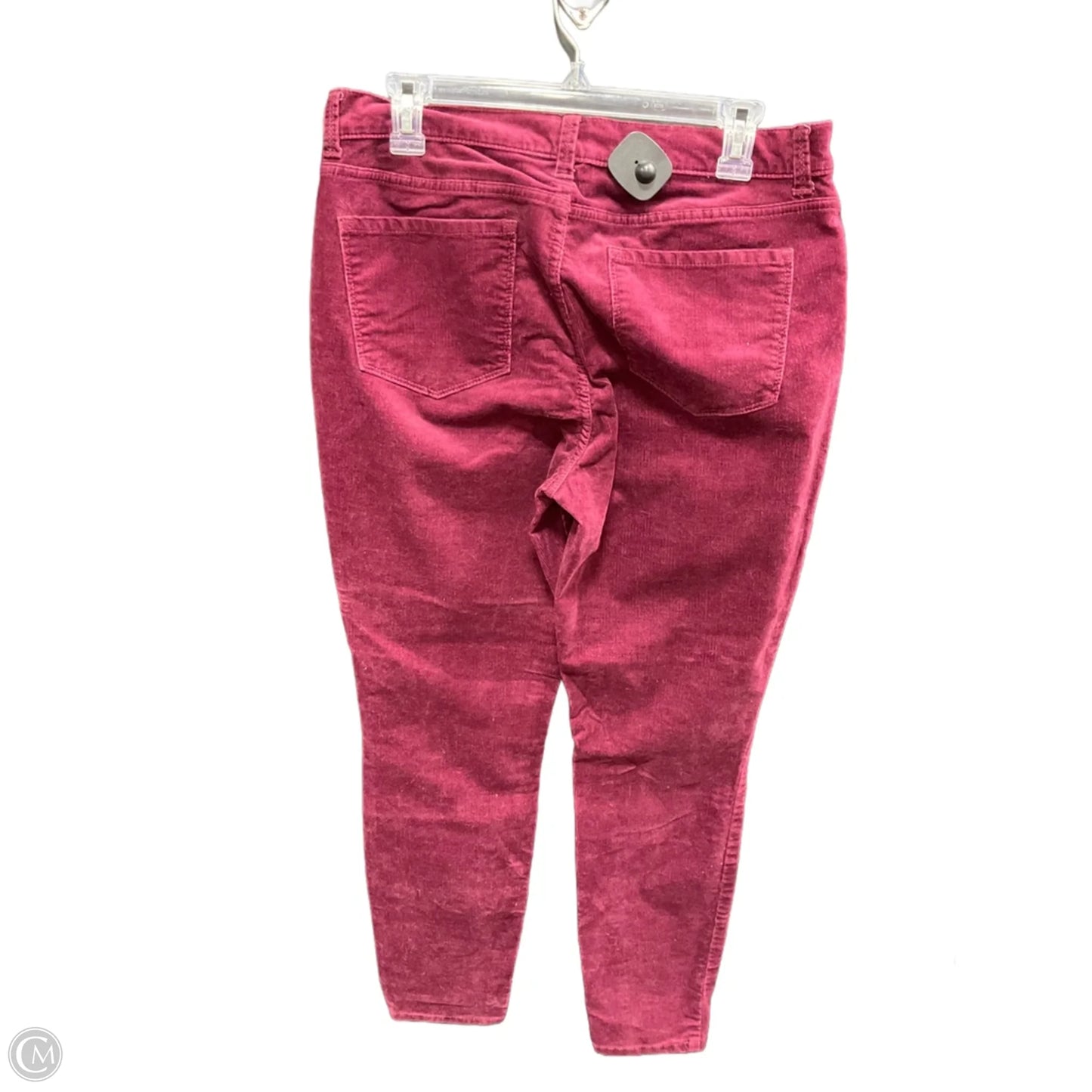 Pants Corduroy By Banana Republic In Red, Size: 10