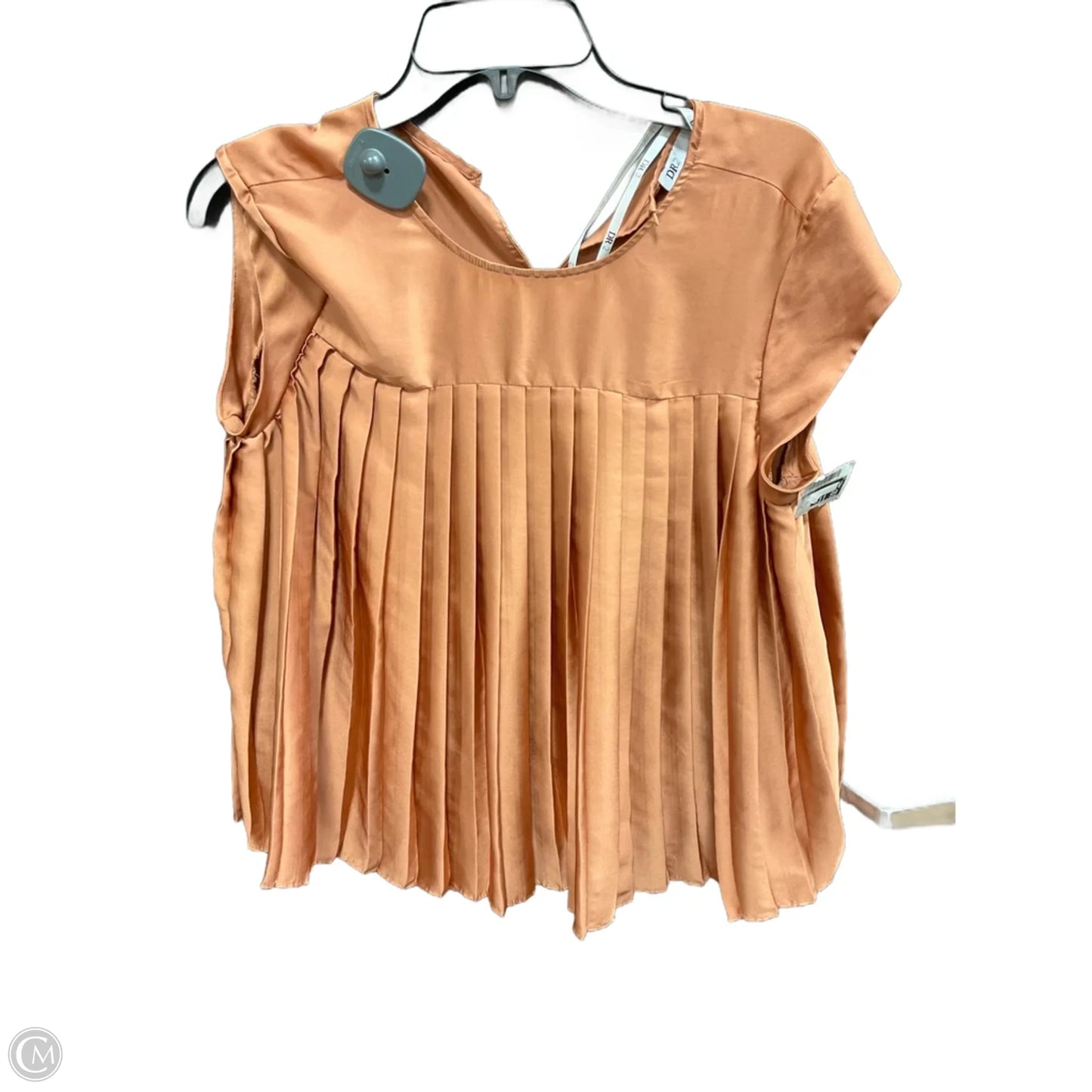 Top Short Sleeve By Dr2 In Gold, Size: S