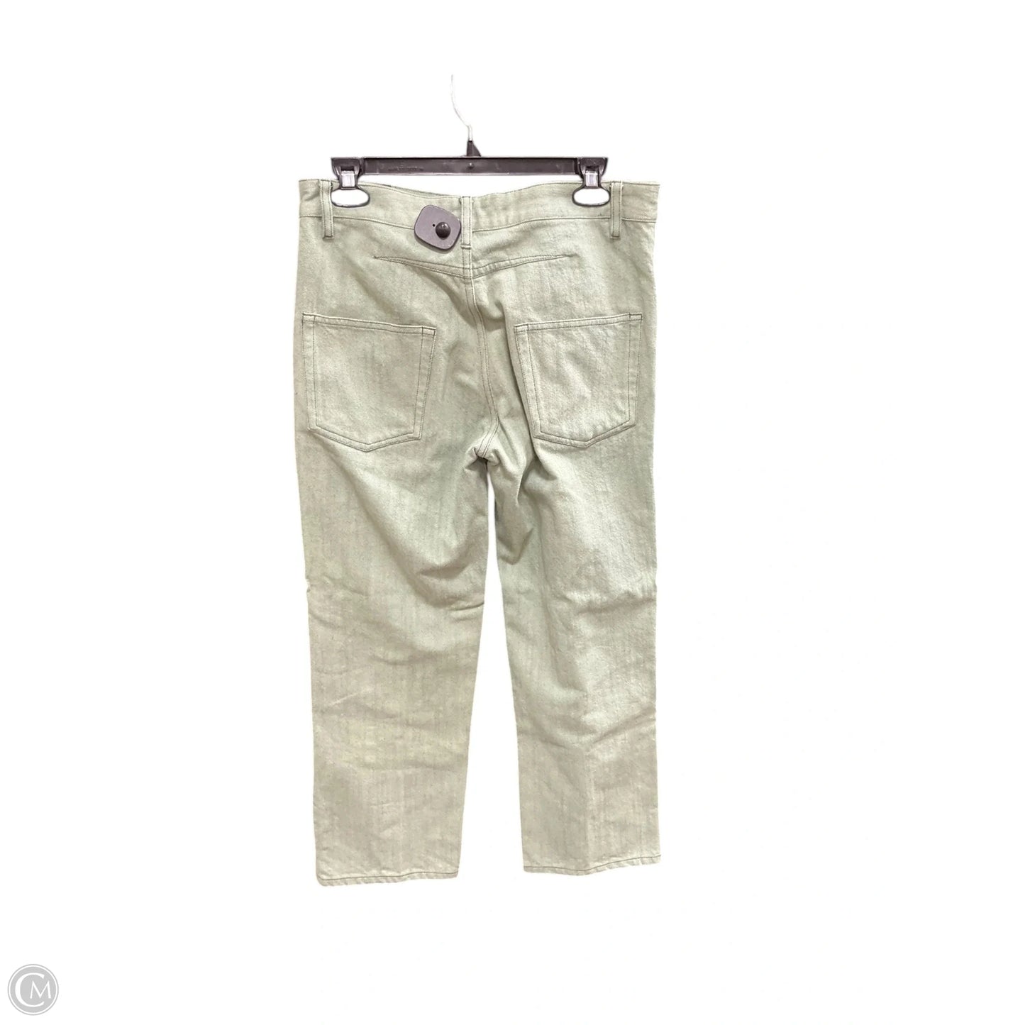 Jeans Designer By Isabel Marant In Green Denim, Size: 8