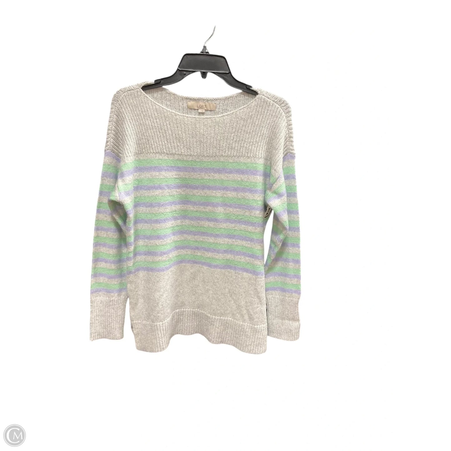 Sweater By Loft In Striped Pattern, Size: S