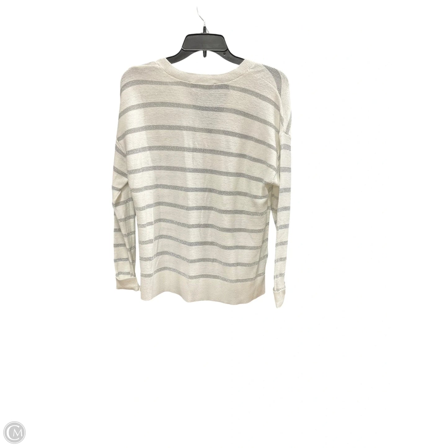 Top Long Sleeve By Loft In Striped Pattern, Size: S
