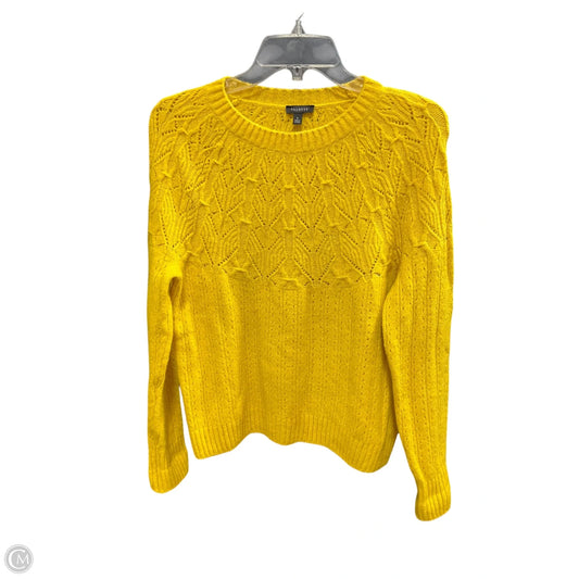 Sweater By Talbots In Yellow, Size: S