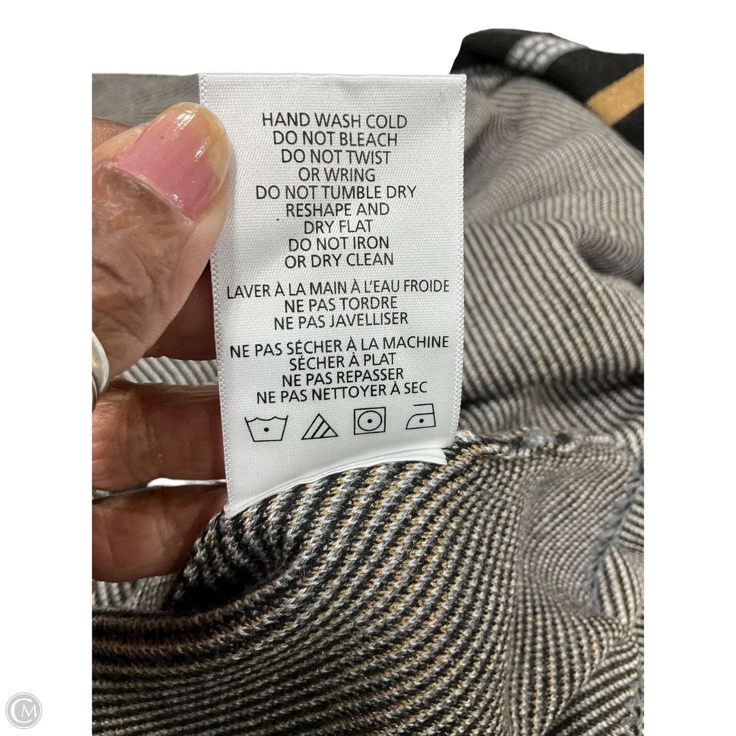 Poncho By Driftwood In Black & Tan, Size: Osfm