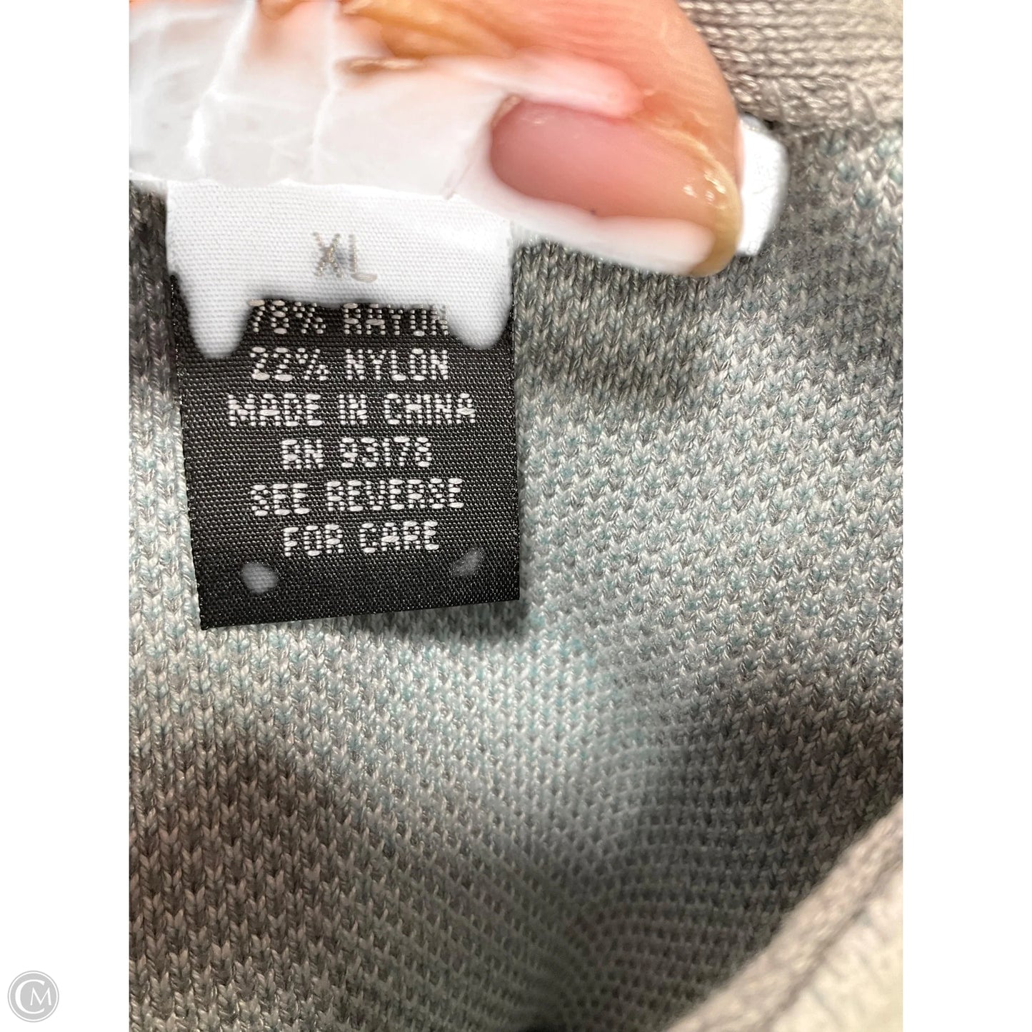 Sweater By Cmf In Grey, Size: Xl