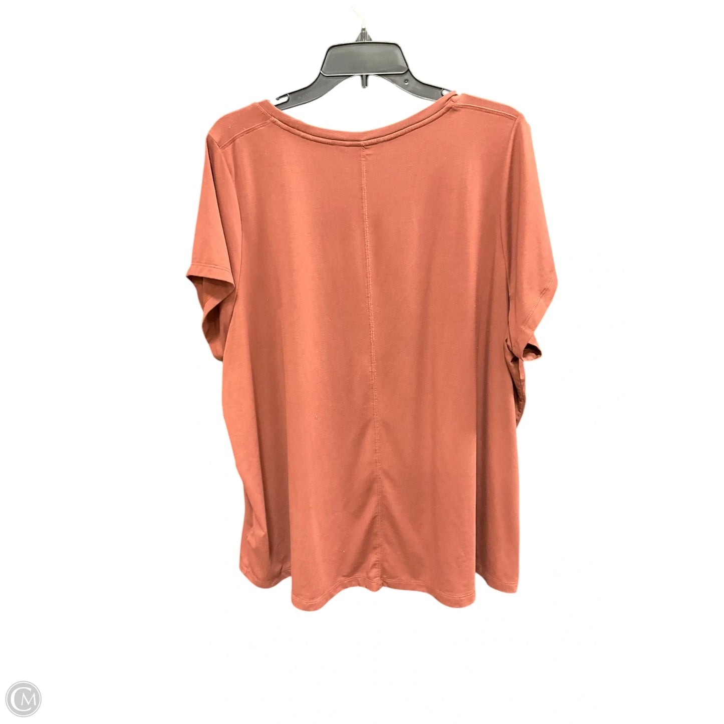 Athletic Top Short Sleeve By Athleta In Brown, Size: 2x