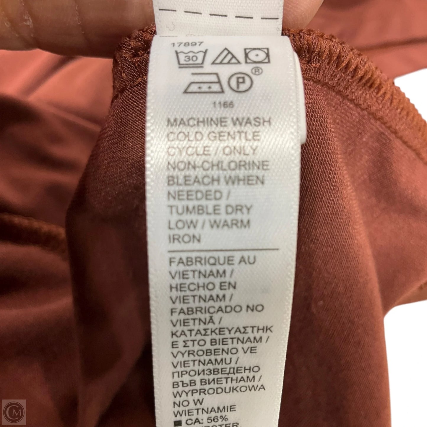 Athletic Top Short Sleeve By Athleta In Brown, Size: 2x