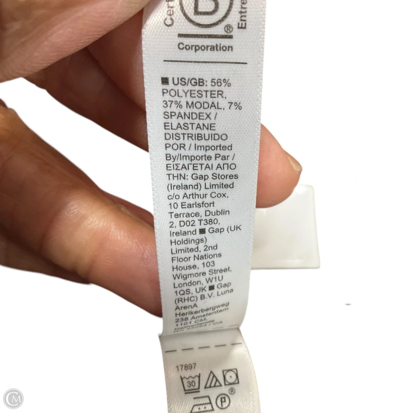 Athletic Top Short Sleeve By Athleta In Brown, Size: 2x