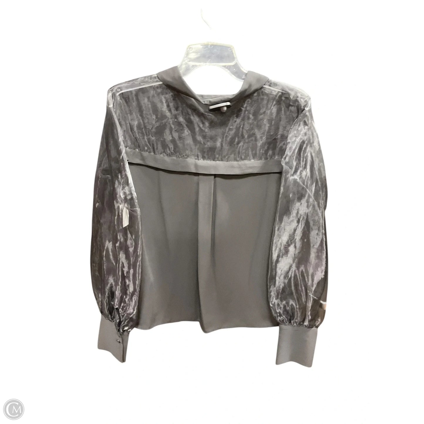 Top Long Sleeve By Dkny In Black, Size: L