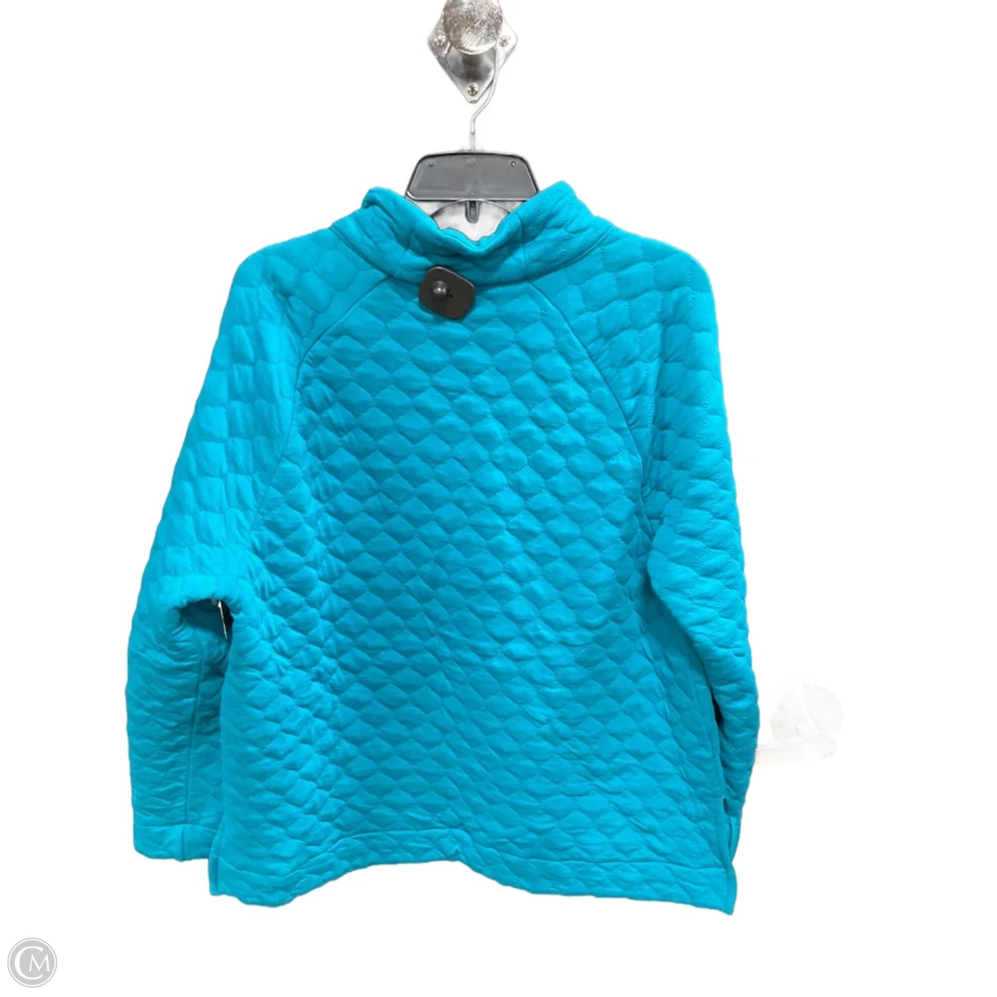 Top Long Sleeve By Talbots In Blue, Size: Xl