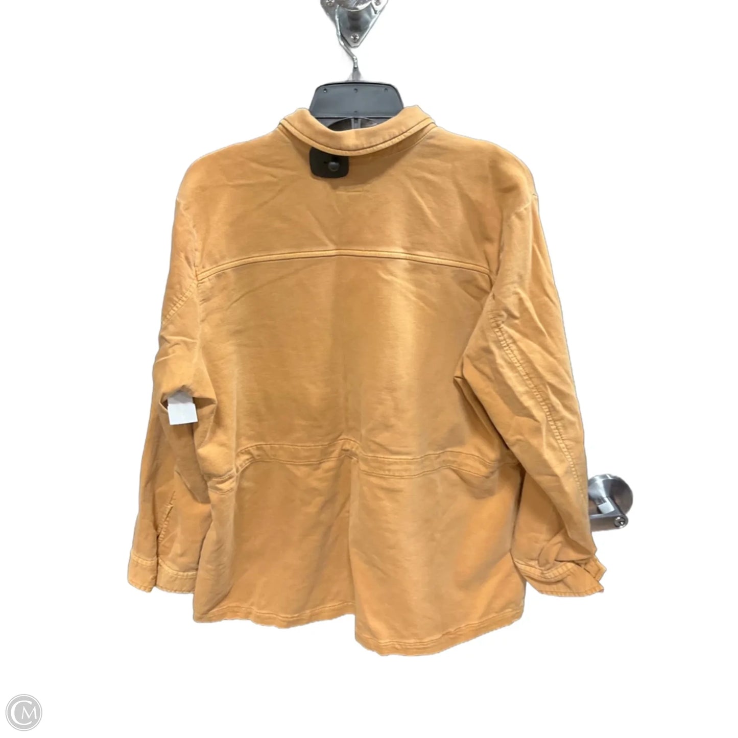 Jacket Shirt By J. Jill In Tan, Size: L