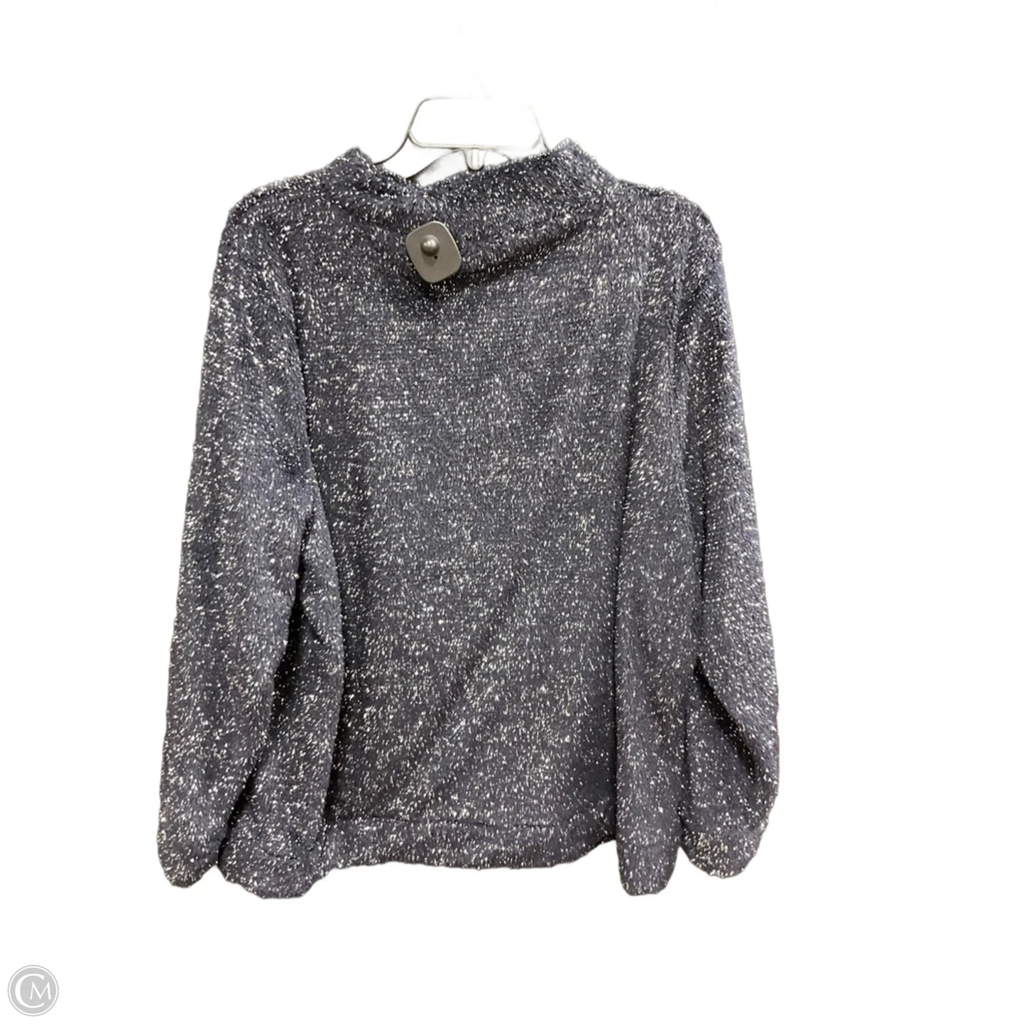 Top Long Sleeve By Talbots In Navy, Size: 2x