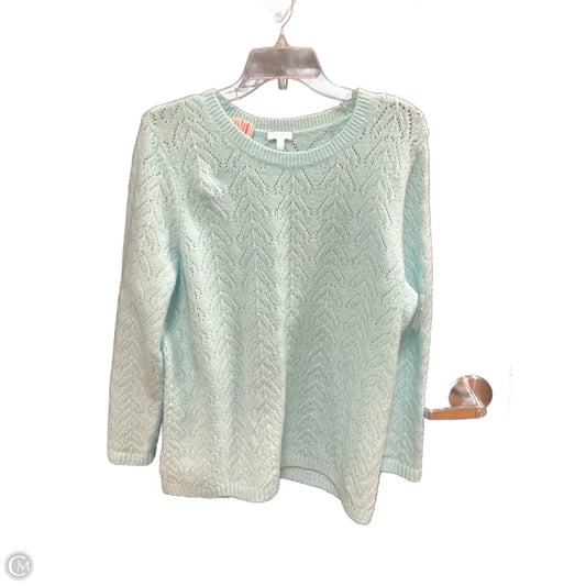 Sweater By Talbots In Blue, Size: 2x