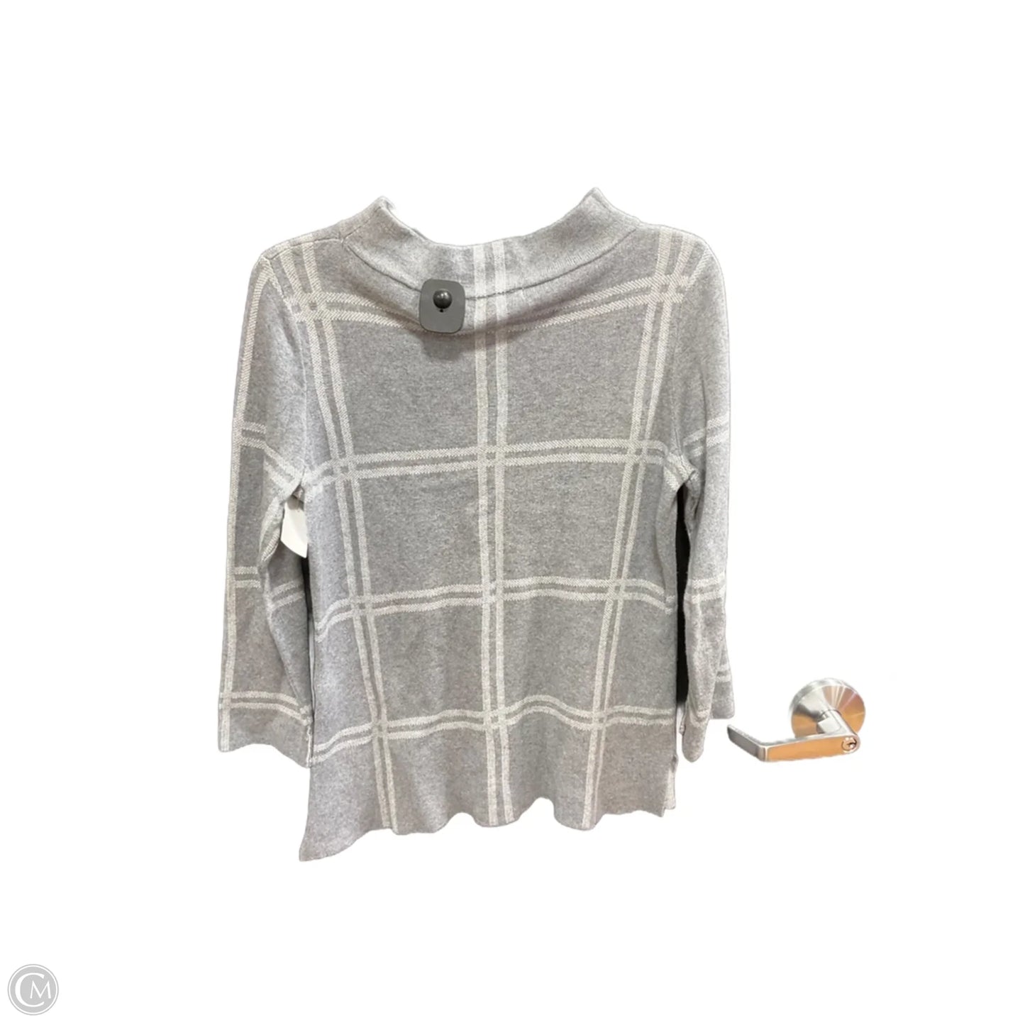 Top 3/4 Sleeve By Belldini In Grey, Size: M