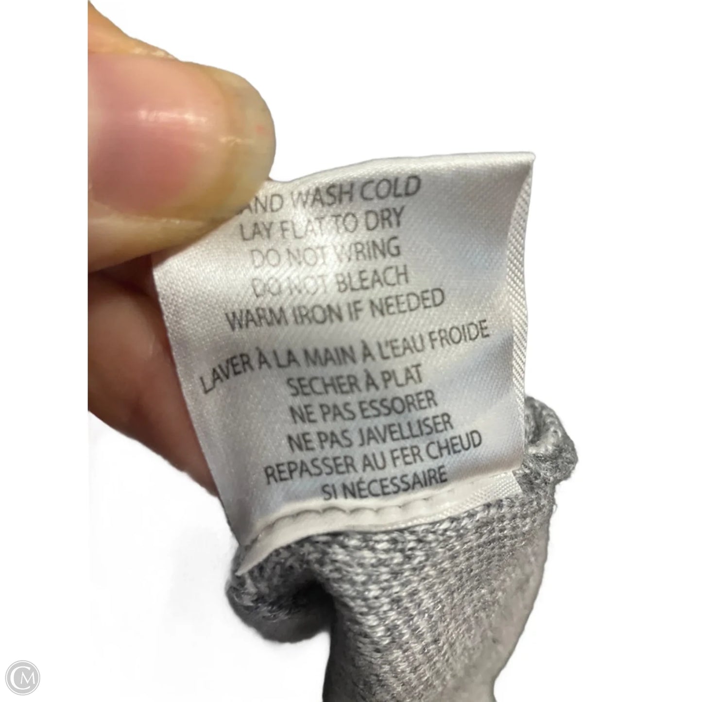 Top 3/4 Sleeve By Belldini In Grey, Size: M