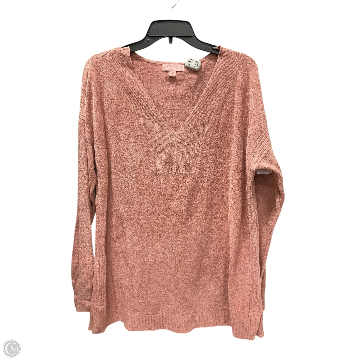 Top Long Sleeve By Barefoot Dreams In Pink, Size: Xl