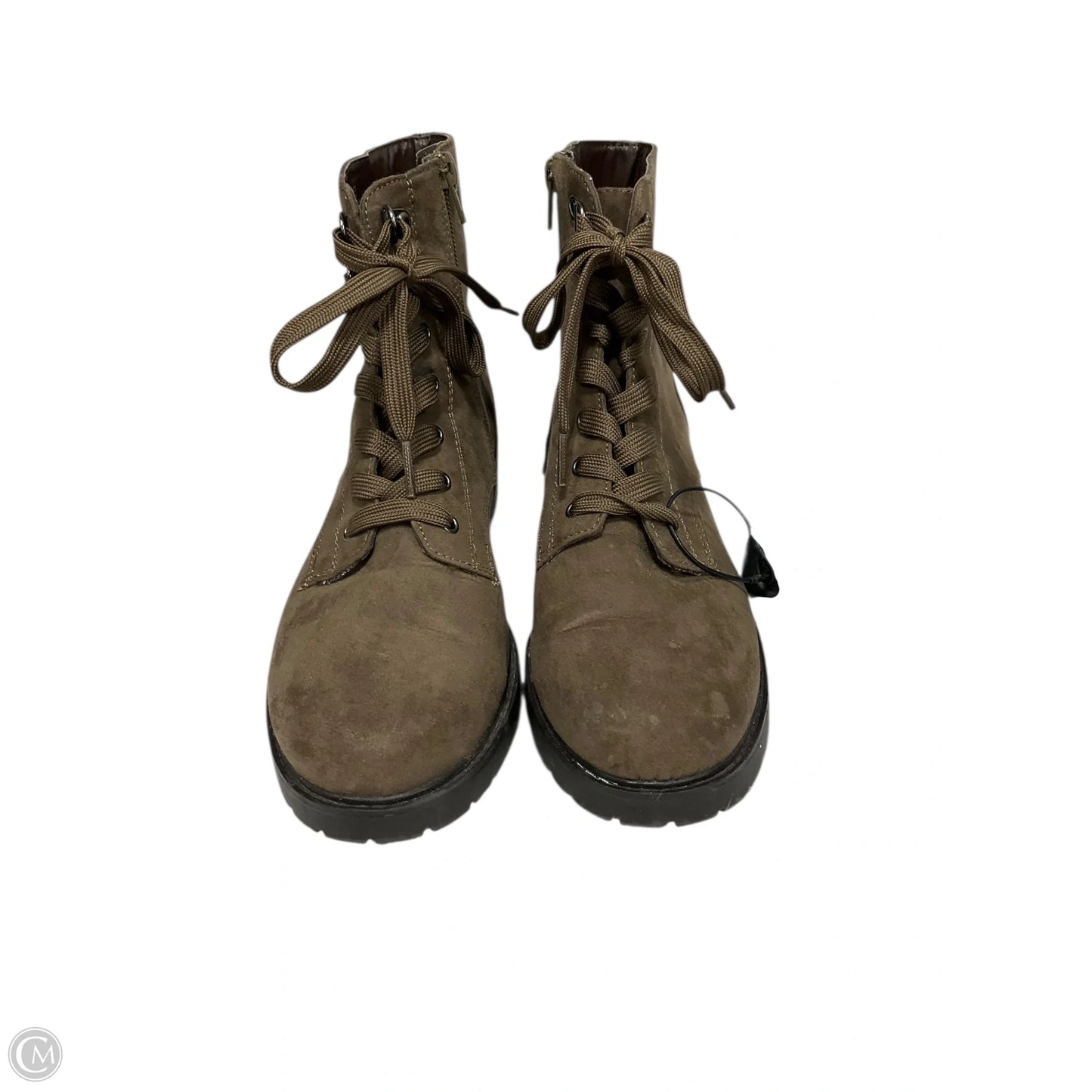 Boots Ankle Flats By Kelly And Katie In Brown, Size: 8.5