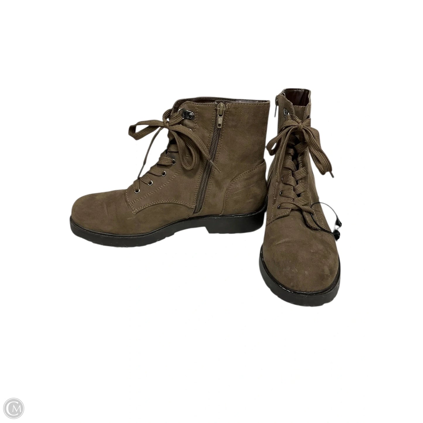 Boots Ankle Flats By Kelly And Katie In Brown, Size: 8.5