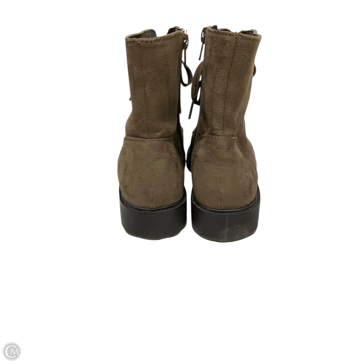 Boots Ankle Flats By Kelly And Katie In Brown, Size: 8.5