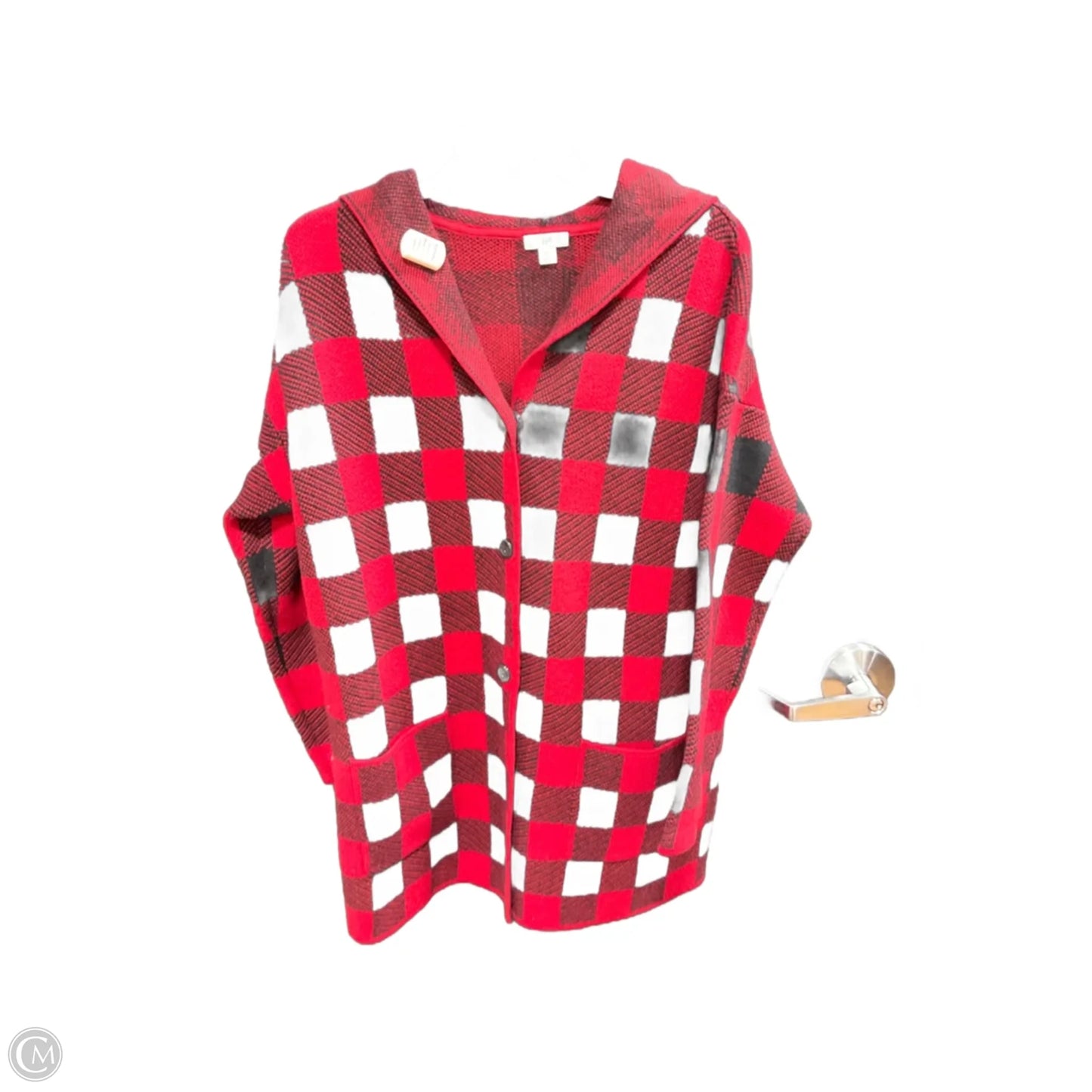 Jacket Other By Talbots In Black & Red, Size: Mp