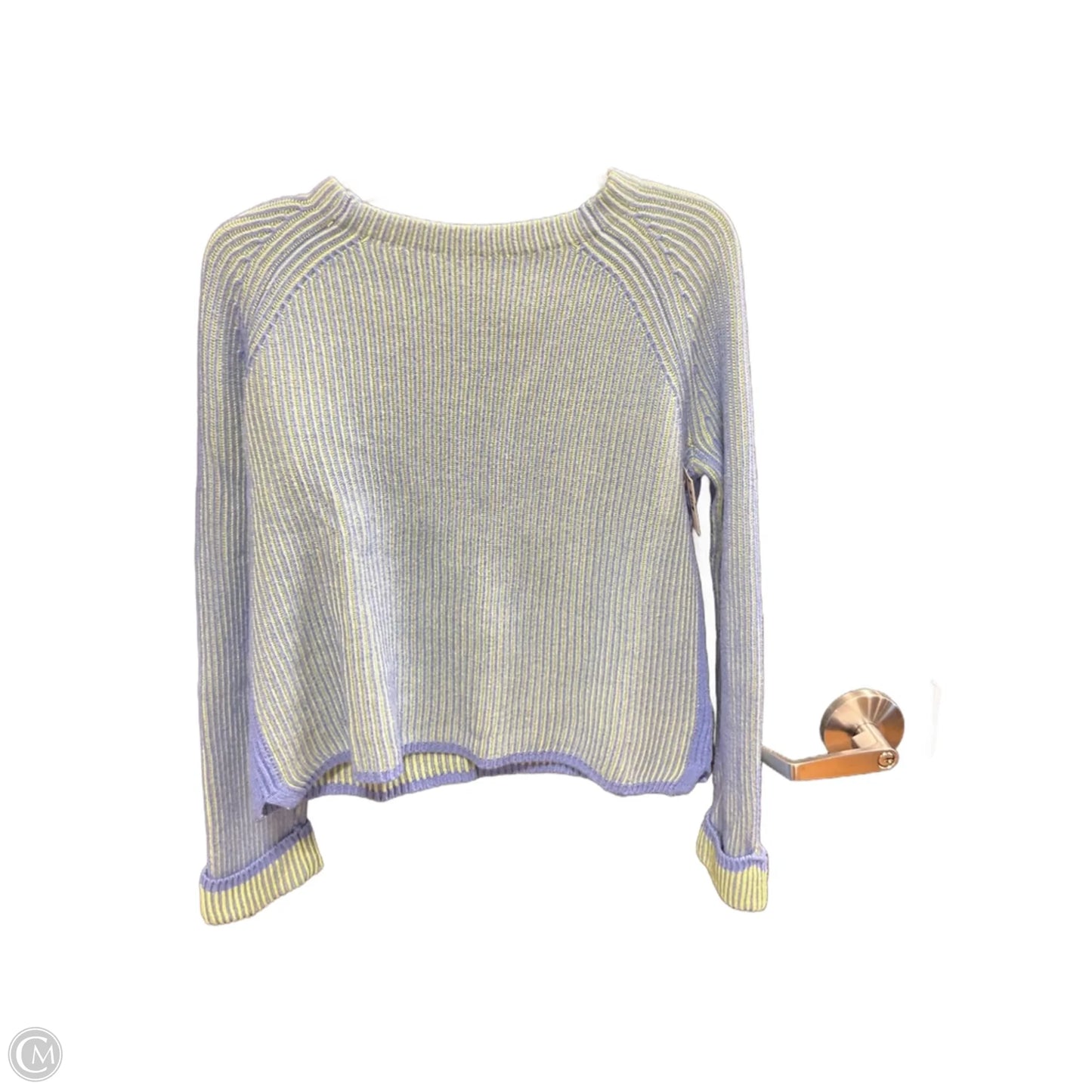 Sweater By Talbots In Blue & Green, Size: S