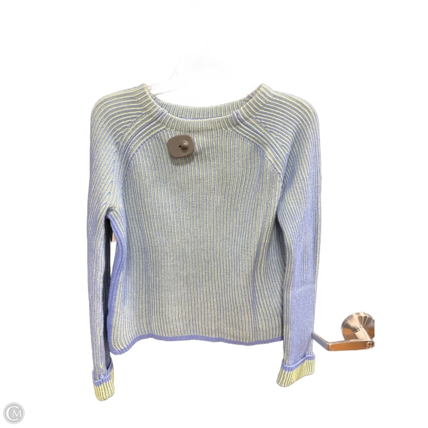 Sweater By Talbots In Blue & Green, Size: S