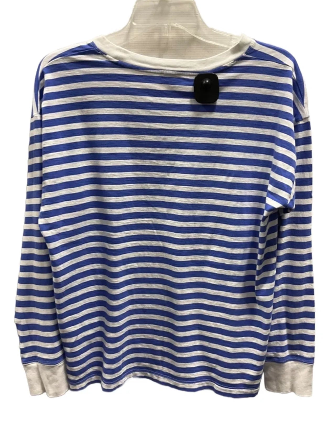 Top Long Sleeve Basic By J. Crew In Striped Pattern, Size: M