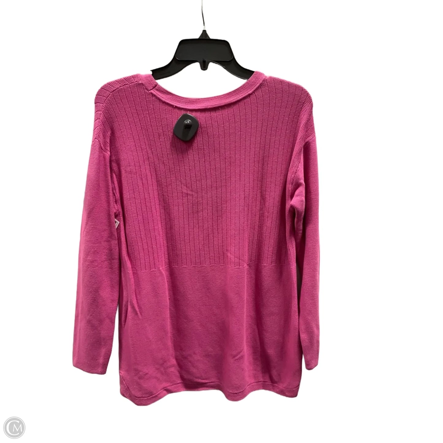 Top Long Sleeve By Talbots In Pink, Size: M