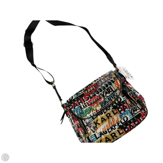 Crossbody Designer By Karl Lagerfeld, Size: Medium