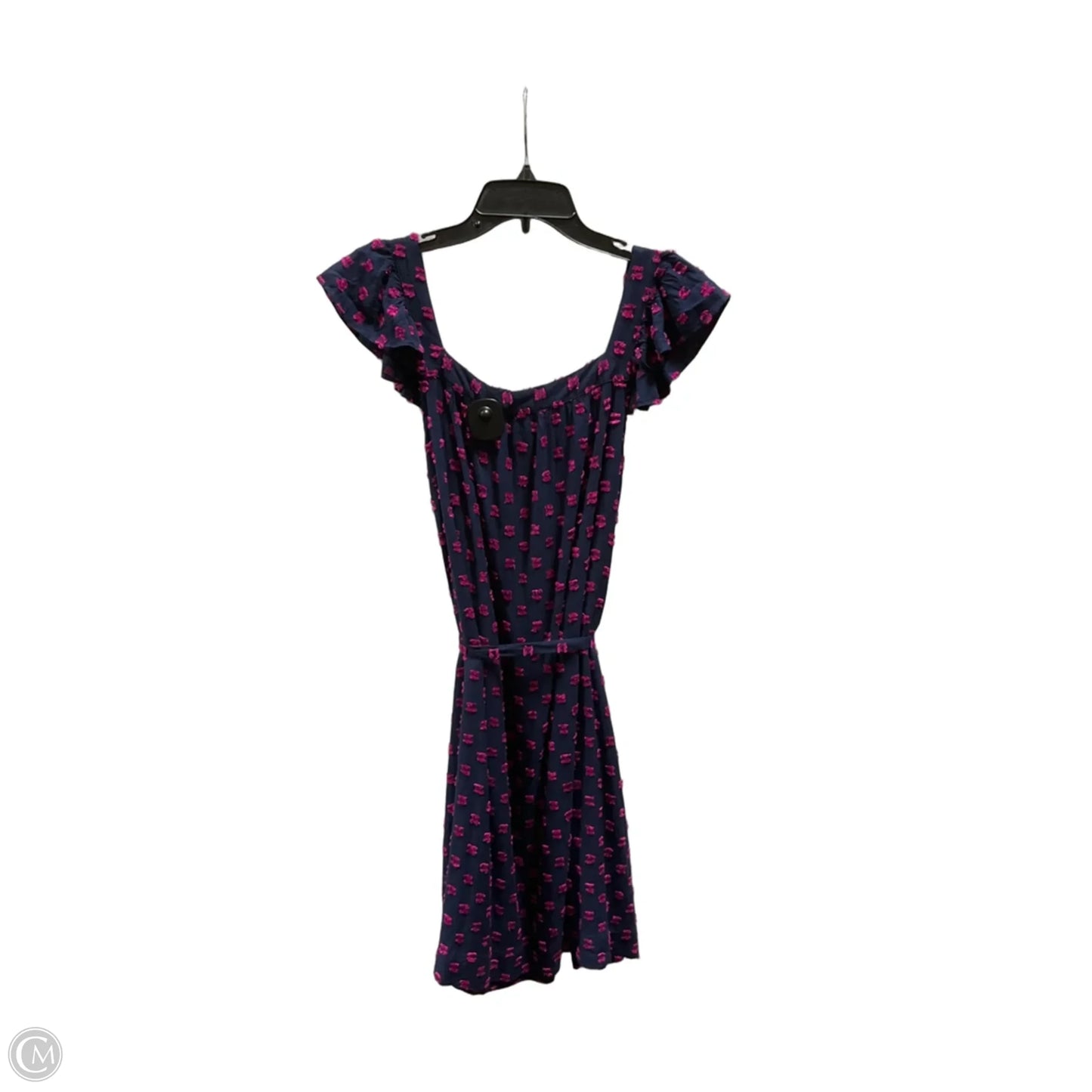 Dress Casual Short By Loft In Blue & Pink, Size: L